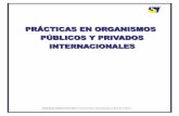 Prácticas en Organismos Públicos y Privados Internacionales. Red ...