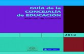 Guía de la Concejalía de Educación. Manual de consulta