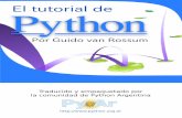 Traducido y empaquetado por la comunidad de Python Argentina