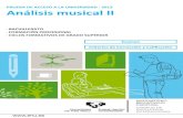 Análisis Musical II - Convocatoria Ordinaria