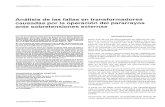 Análisis de las fallas en transformadores causadas por la operación ...