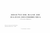 DISEÑO DE BASE DE DATOS DISTRIBUIDA