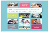La educación primaria y secundaria en Francia