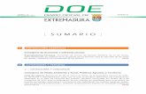 DOE - Gobierno de Extremadura