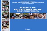 manual de procedimientos de beca universal