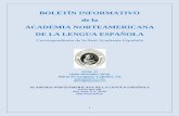 Boletín informativo de la Academia Norteamericana de la Lengua ...