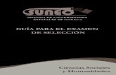 GUÍA PARA EL EXAMEN DE SELECCIÓN Ciencias Sociales y ...