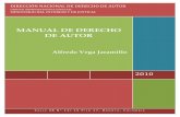 Manual de Derecho de Autor -Alfredo Vega Jaramillo