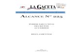 ALCANCE DIGITAL N° 225 a La Gaceta N° 201 del 20 10 2016