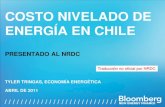 COSTO NIVELADO DE ENERGÍA EN CHILE