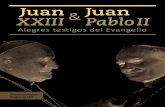 Juan XXIII Juan Pablo II &