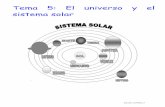 Tema 5: El universo y el sistema solar