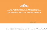 Informe completo de Ceaccu sobre los complementos alimenticios y ...