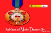 Catálogo de la Real Orden del Mérito Deportivo 2014.