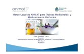 Marco Legal de ANMAT para PlantasMedicinales y Medicamentos ...