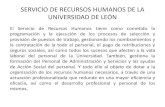 SERVICIO DE RECURSOS HUMANOS DE LA UNIVERSIDAD DE ...