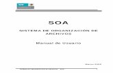 Sistema de Organización de Archivos (SOA) Manual de Usuarios