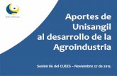 Aportes de Unisangil al desarrollo de la Agroindustria.pdf