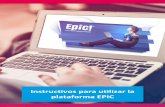 Instructivos para utilizar la plataforma EPIC