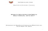 MARCO MACROECONÓMICO MULTIANUAL 2015-2017