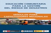 EDUCACIÓN COMUNITARIA PARA LA GESTIÓN DEL RIESGO DE ...
