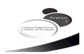Anexo II. Criterios diagnósticos y pautas de actuación