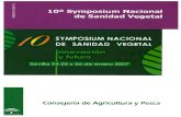 10º Symposium Nacional de Sanidad Vegetal
