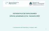 Estadística de Permanencia - Expulsiones del Período 2004-2015