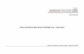 INDICADORES MACROECONÓMICOS, 1980-2003