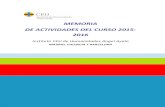 MEMORIA DE ACTIVIDADES DEL CURSO 2015- 2016