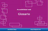 Accesibilidad web. glosario.