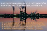 Las desigualdades en la distribución de la industria española
