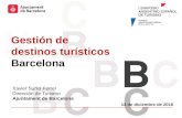 Gestión de destinos turísticos Barcelona