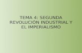 Tema 4: 2ª Revolución Industrial e Imperialismo