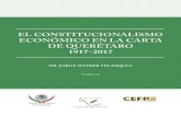 el constitucionalismo económico en la carta de querétaro 1917-2017