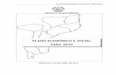 PLANO ECONÓMICO E SOCIAL PARA 2010