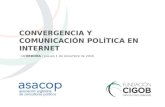 CONVERGENCIA Y COMUNICACIÓN POLÍTICA EN INTERNET