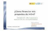 Como financiar mis proyectos de i+d+i. CDTI