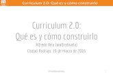 Curriculum 2.0: Qué es y cómo construirlo