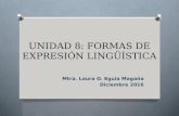 8. Formas de expresión linguistica.