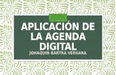 Aplicación de la agenda digital