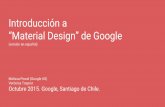 ￼Introducción a “Material Design” de Google [versión en español]