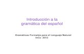 Gramatica del idioma español