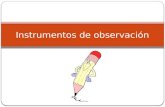Instrumentos de observación - diario de trabajo, observación y relatoria
