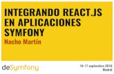Integrando React.js en aplicaciones Symfony (deSymfony 2016)
