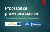 Procesos de profesionalización. Programas Sociales del MIDES: PASC, Cercanías y Empleo / MIDES - EUROsociAL
