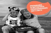Programa d'Activitats Pedagògiques de l'MMB 2011/2012