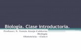 Clase introductoria biología