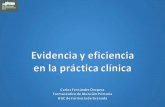Congreso SAFH 2016. Mesa 4 Evidencia y eficiencia, ¿se utilizan en la práctica clínica?