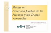 MASTER EN PROTECCION JURIDICA DE LAS PERSONAS Y LOS GRUPOS VULNERABLES